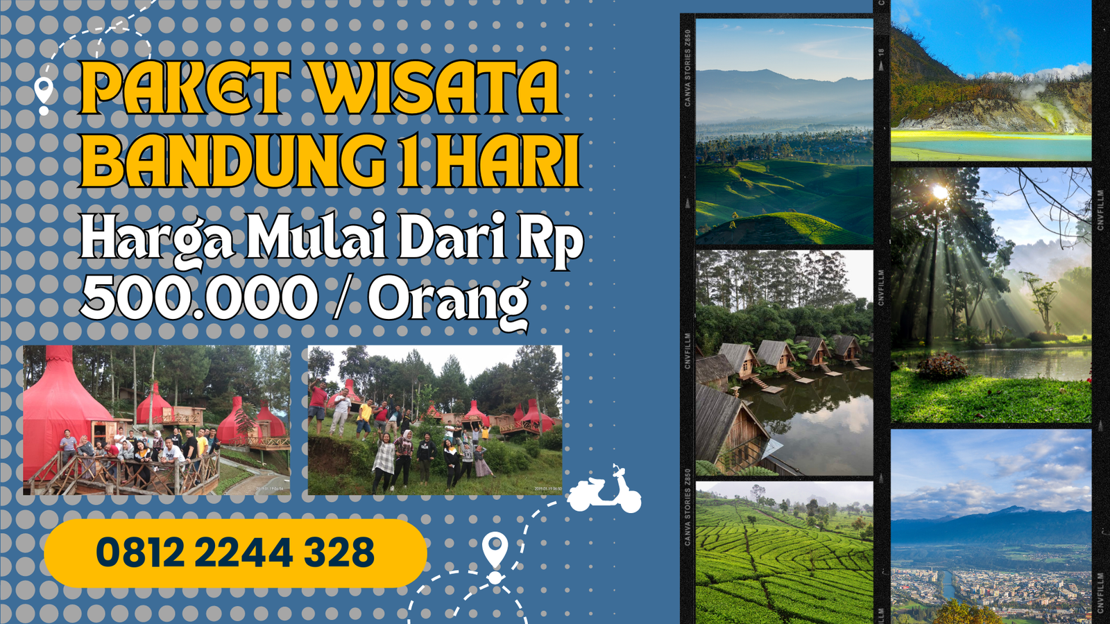 Paket Wisata Bandung 1 Hari - One Day Tour Bandung