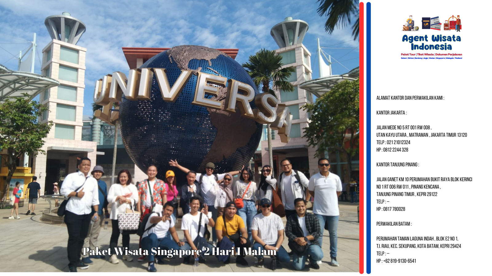 Paket Wisata Singapore 2 Hari 1 Malam