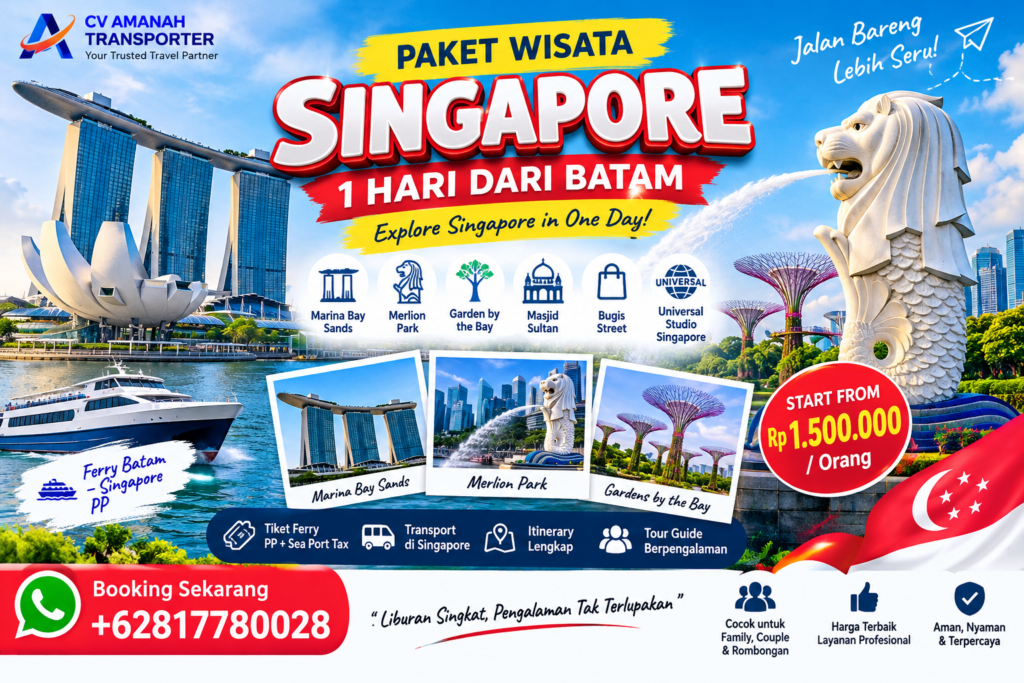 Paket Wisata Singapore 1 Hari Dari Batam Gabungan