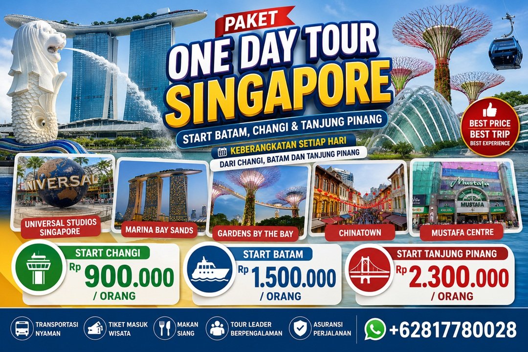 Paket One Day Tour Singapore