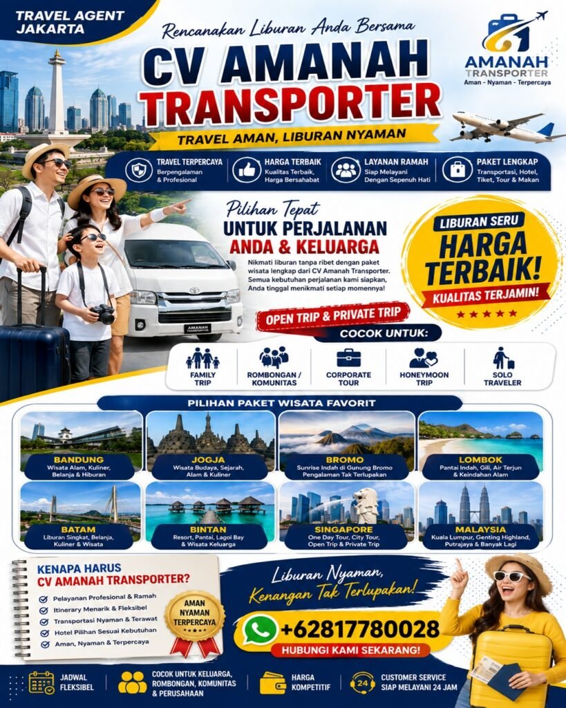 Agent Wisata Jakarta - Tour And Travel Terbaik Di Indonesia