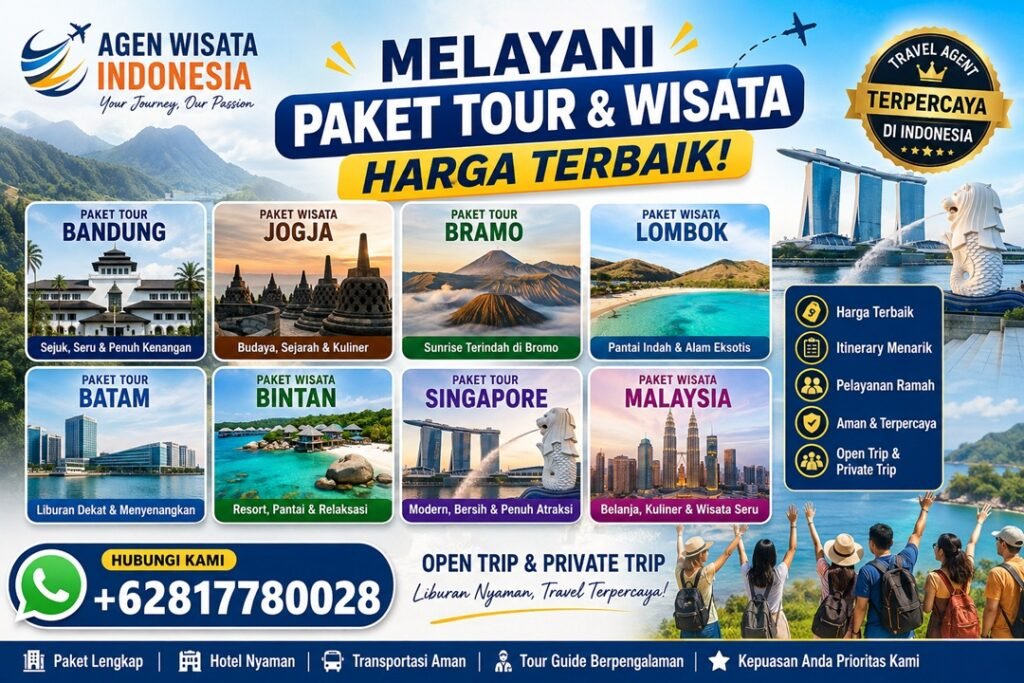 Agent Wisata Tour And Travel Terbaik Di Indonesia
