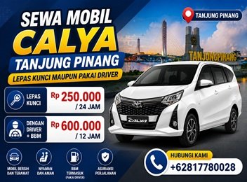Sewa Mobil Calya Tanjung Pinang Lepas Kunci Maupun Pakai Driver