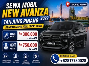 Sewa Mobil New Avanza 2022 Tanjung Pinang Dengan Supir Atau Lepas Kunci