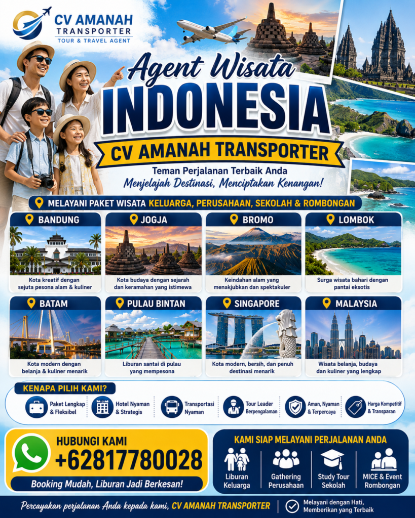 Tentang Agent Wisata Indonesia CV Amanah Transporter