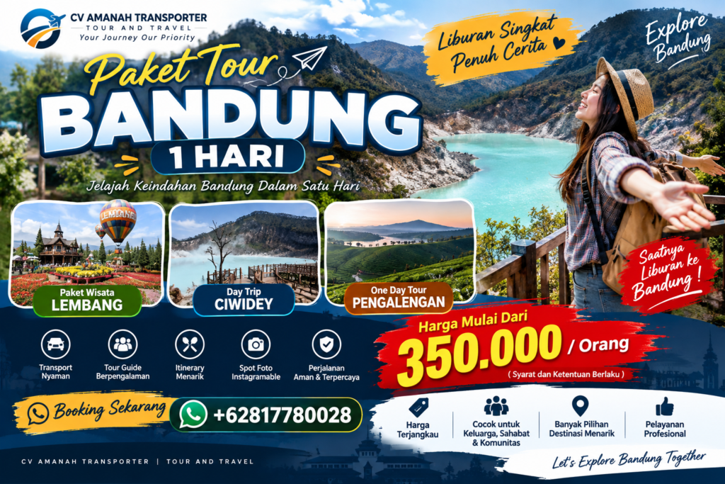 Paket Tour Bandung 1 Hari