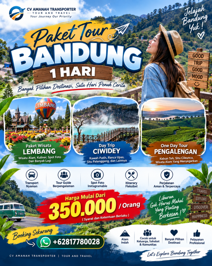 Paket Wisata Bandung 1 Hari
